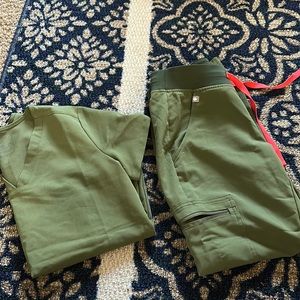 Figs scrub set Dark Olive